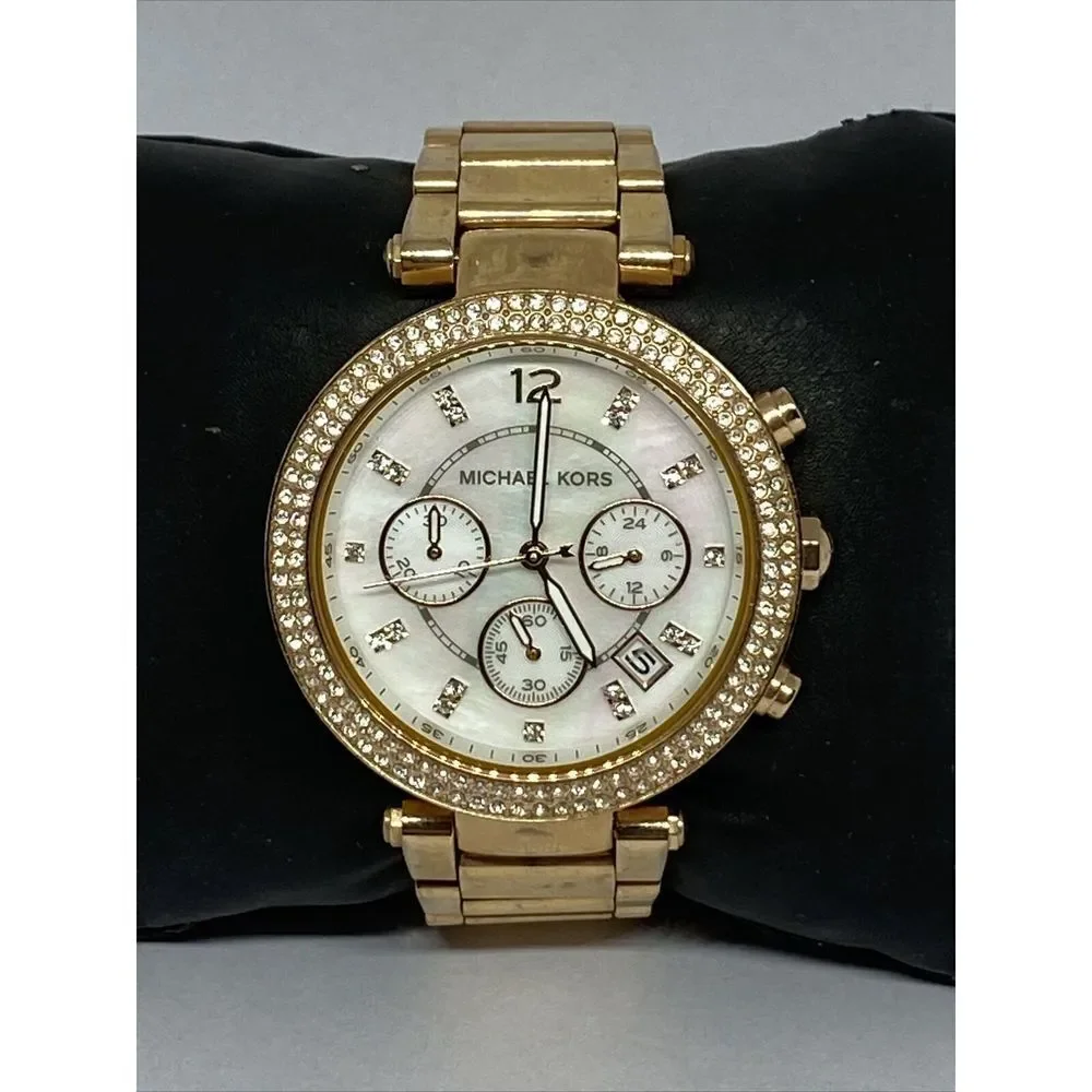 Michael Kors Parker MK5491 Womens Stainless Steel Analog Dial Quartz Watch UC515